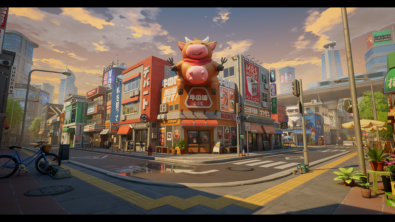 【UE5地编】城市一隅2.0（图ZMzUwNjg4MDMy） - 场景 - 站酷设计师RonaldYE原创素材 - 站酷ZCOOL