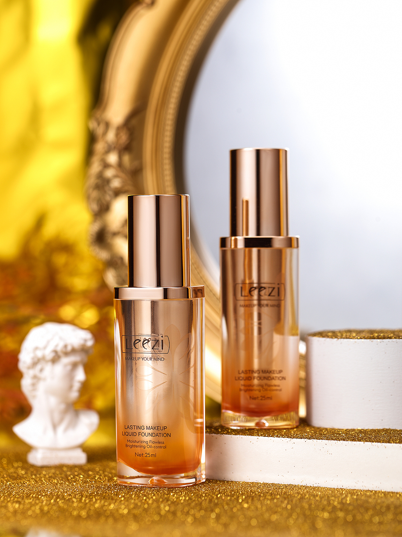 莉兹黄金多肽无暇持妆粉底液（图ZMzMwNzQ1MTcy） - 产品摄影 - 站酷设计师摄影师老孟原创素材 - 站酷ZCOOL