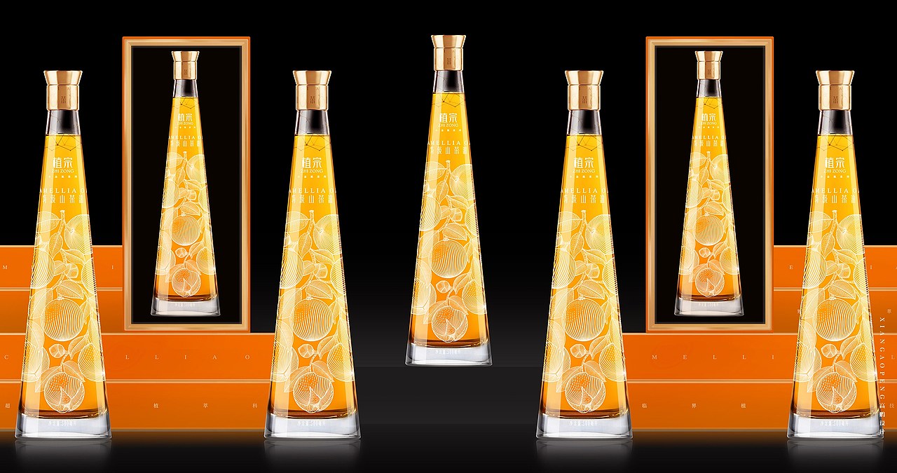 高鹏设计——高端山茶油食用油调味品包装设计