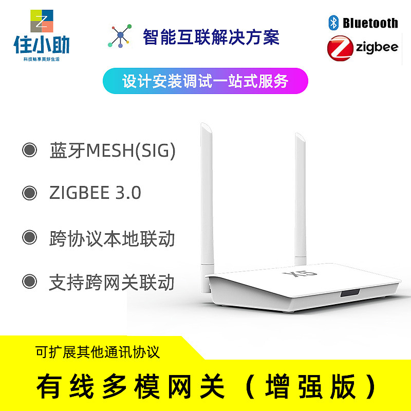 有线多模网关增强版Zigbee蓝牙mesh跨协议网关涂鸦智能