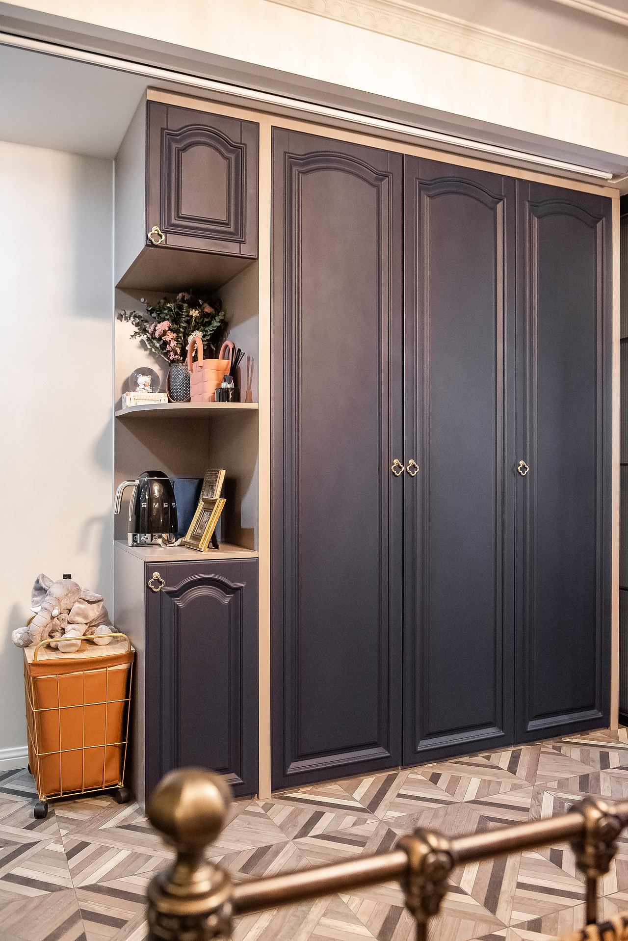 80㎡复式，浓郁的法式复古风袭来（图ZMzMxMzMzNTQw） - 家装设计 - 站酷设计师马小晴晴小马原创素材 - 站酷ZCOOL