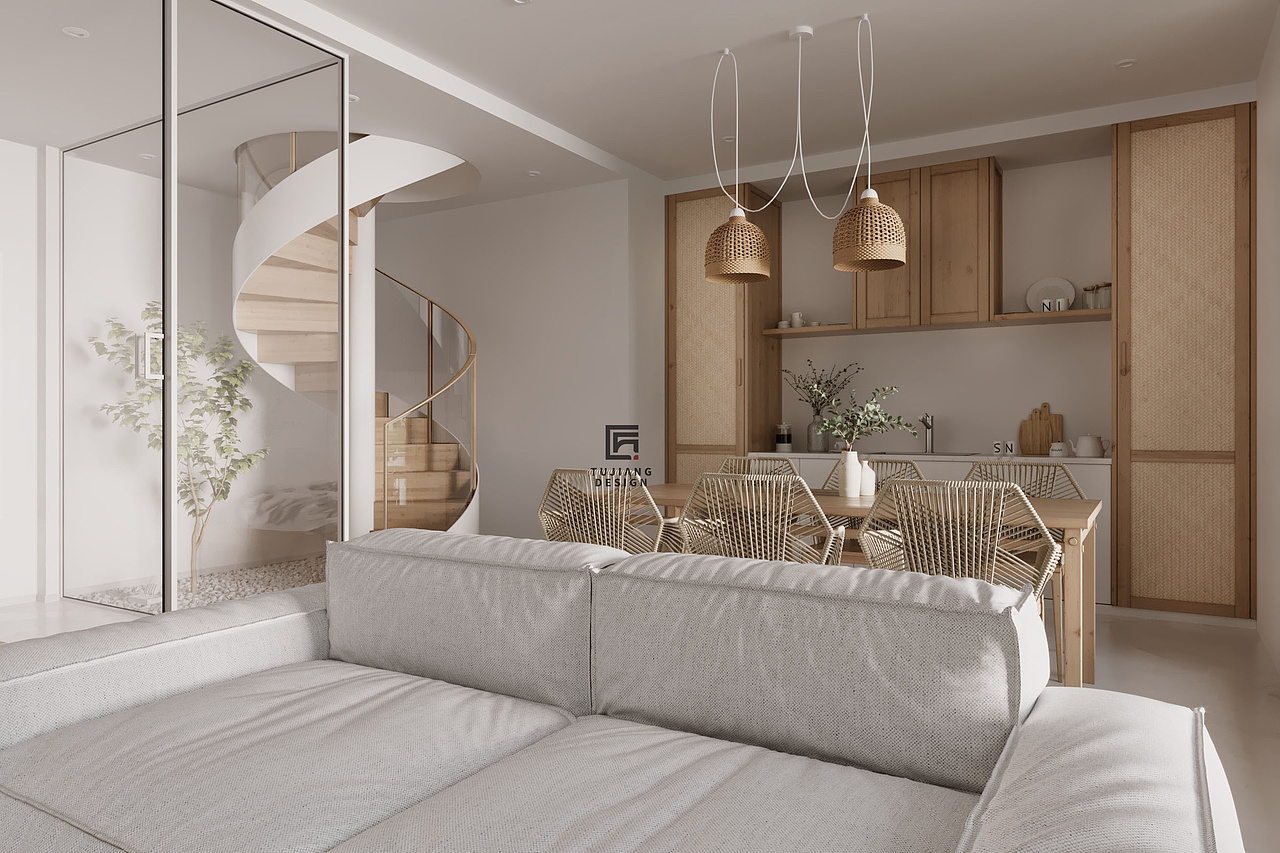 现代原木风,藏在阳光下的宁静生活!