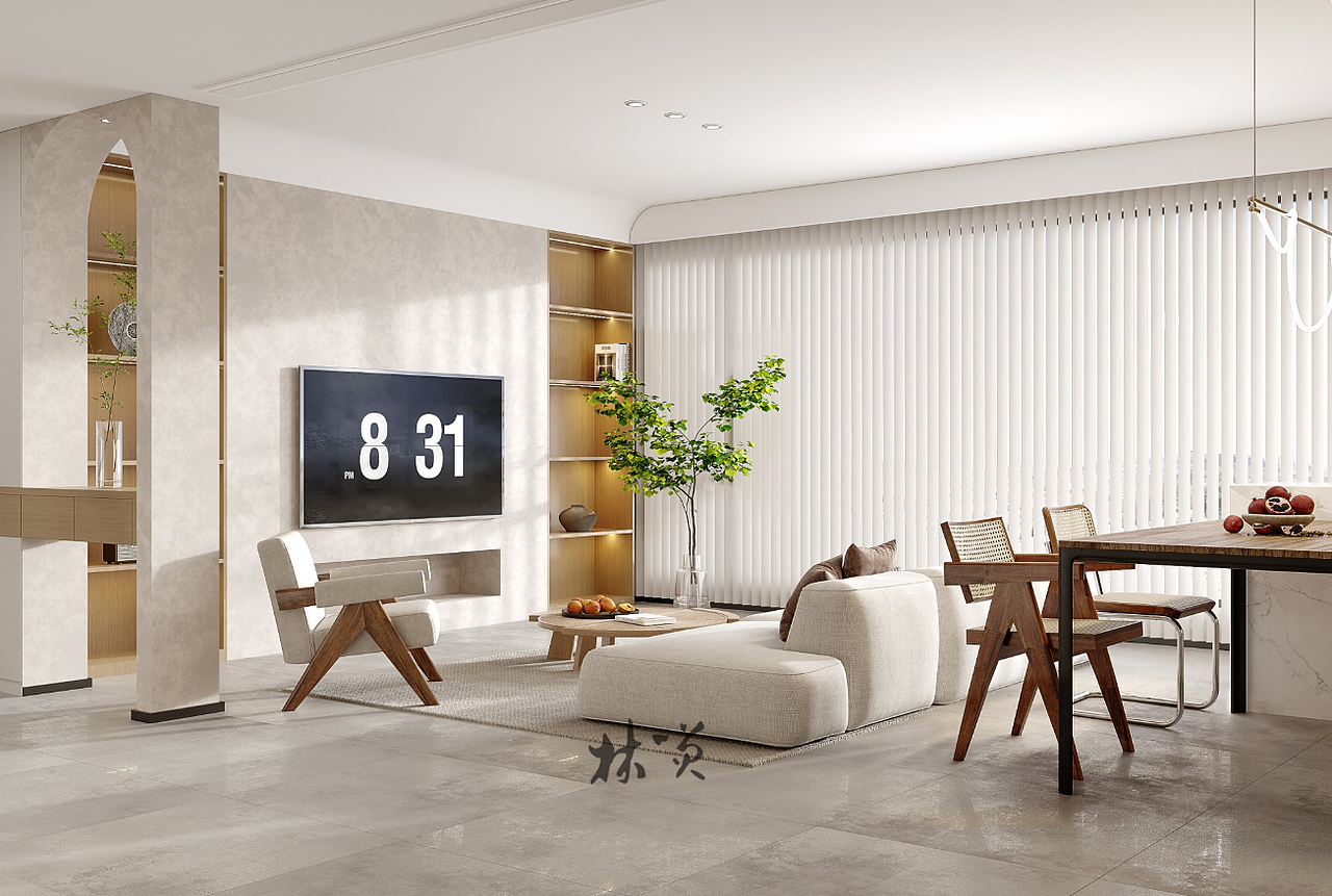 当极简遇上侘寂,高级感扑面而来