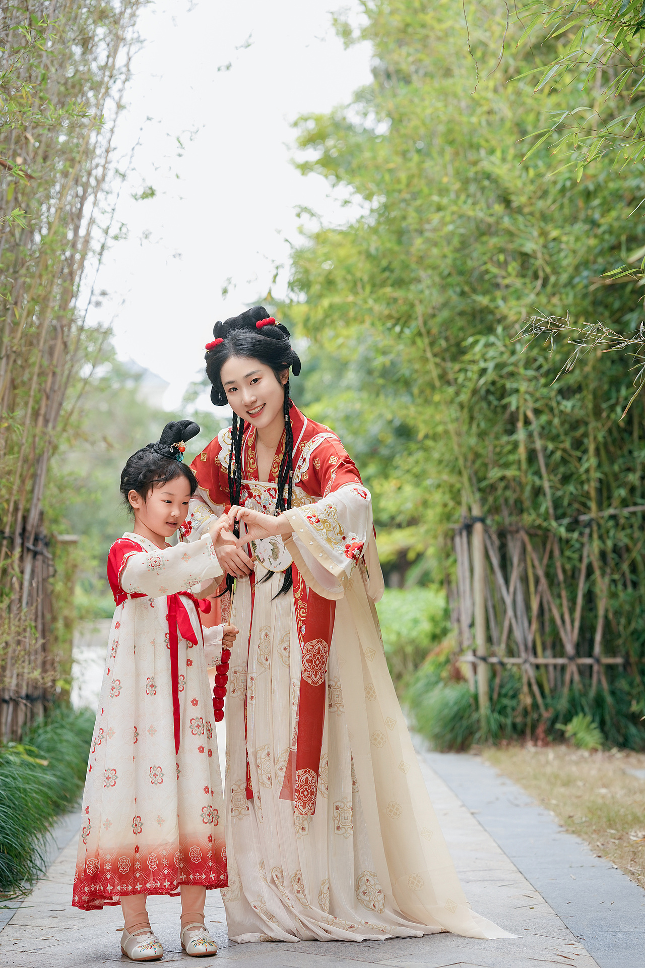 汉服亲子过年写真