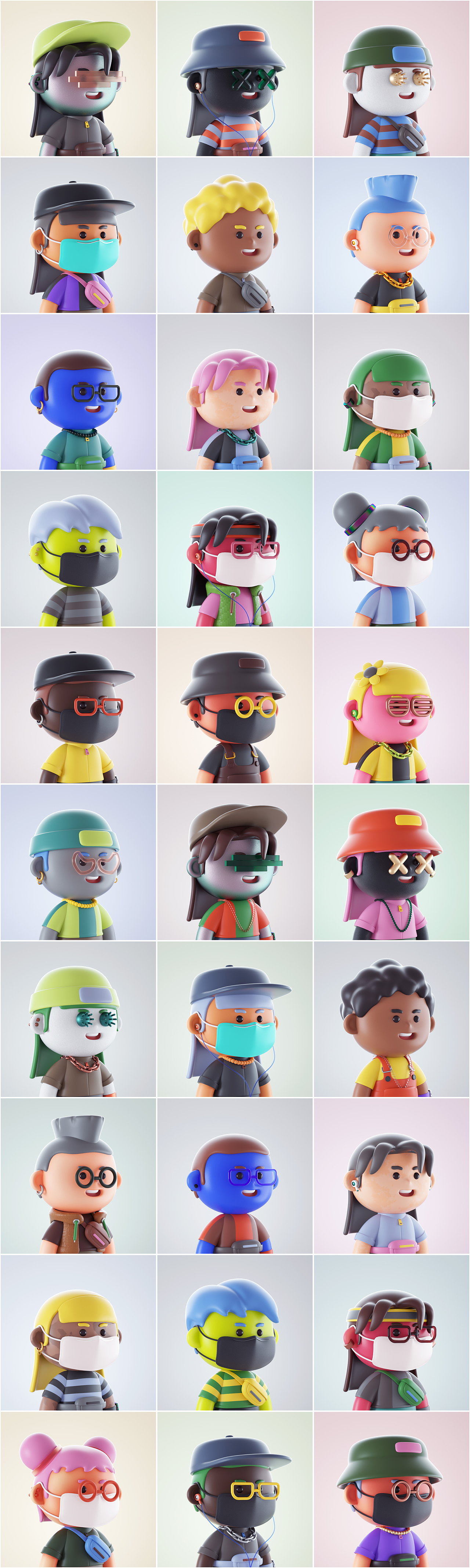 Q萌IP | 随机组件计划 1.0 Random combination