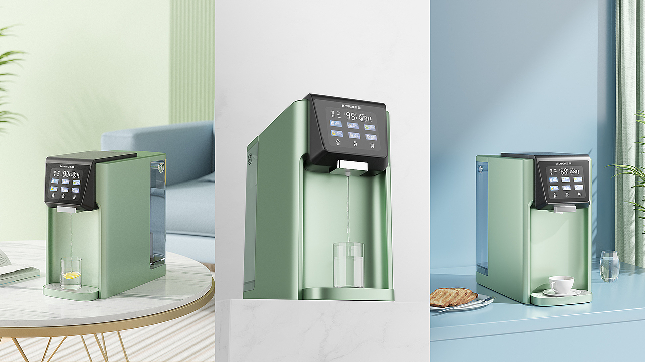 净水产品丨C4D+Corona渲染（图ZMzA1MzQ5MDgw） - 产品 - 站酷设计师傻傻熊熊不怕怕原创素材 - 站酷ZCOOL