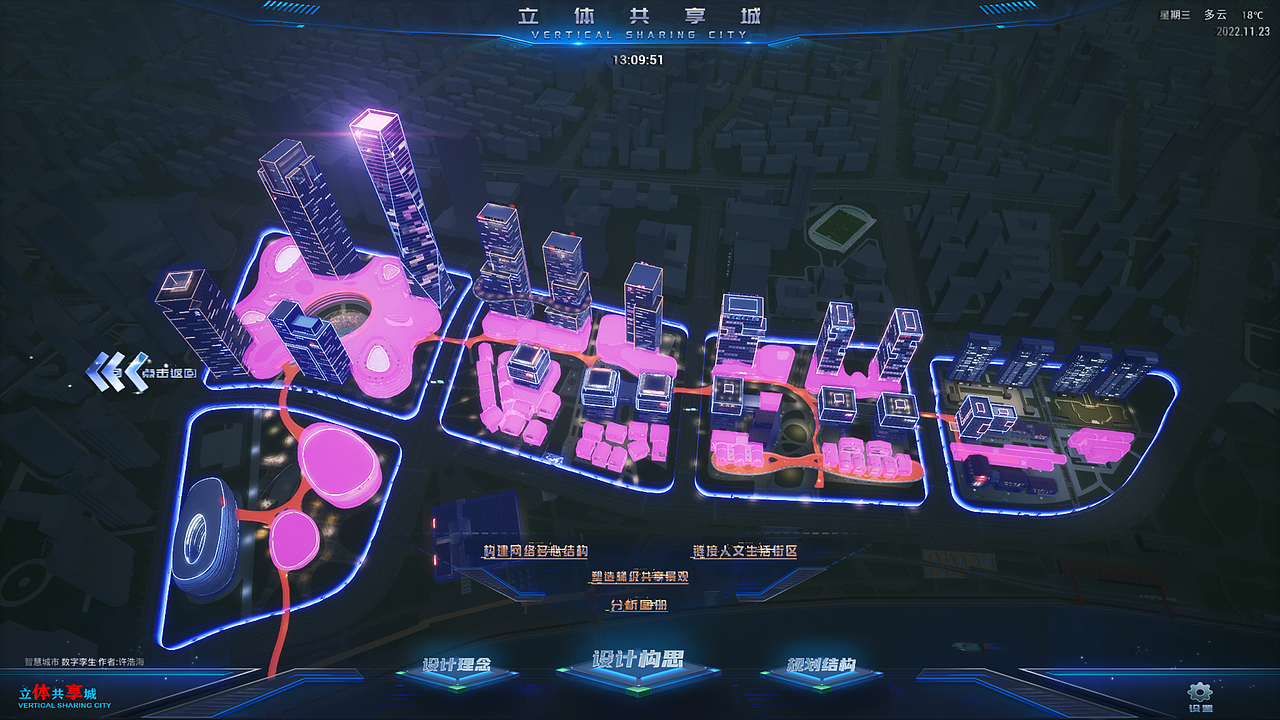 立体共享城 数字孪生