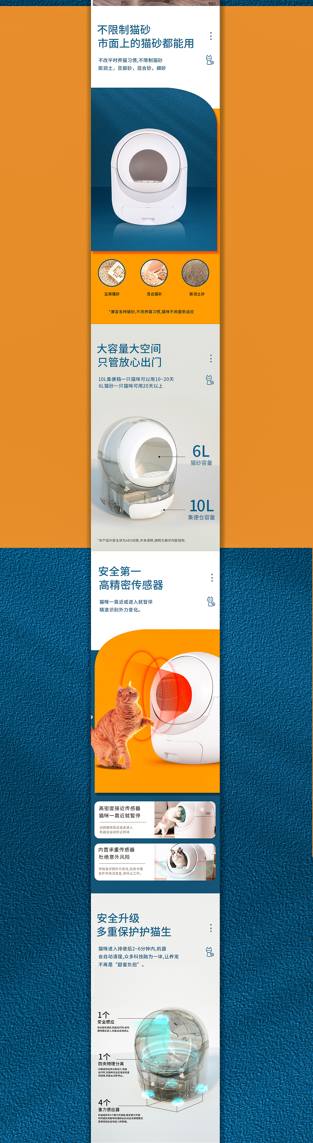 电商详情 智能猫砂盆 C4D渲染（图ZMzYzNzM0Mjg4） - 电商 - 站酷设计师Z小太阳原创素材 - 站酷ZCOOL