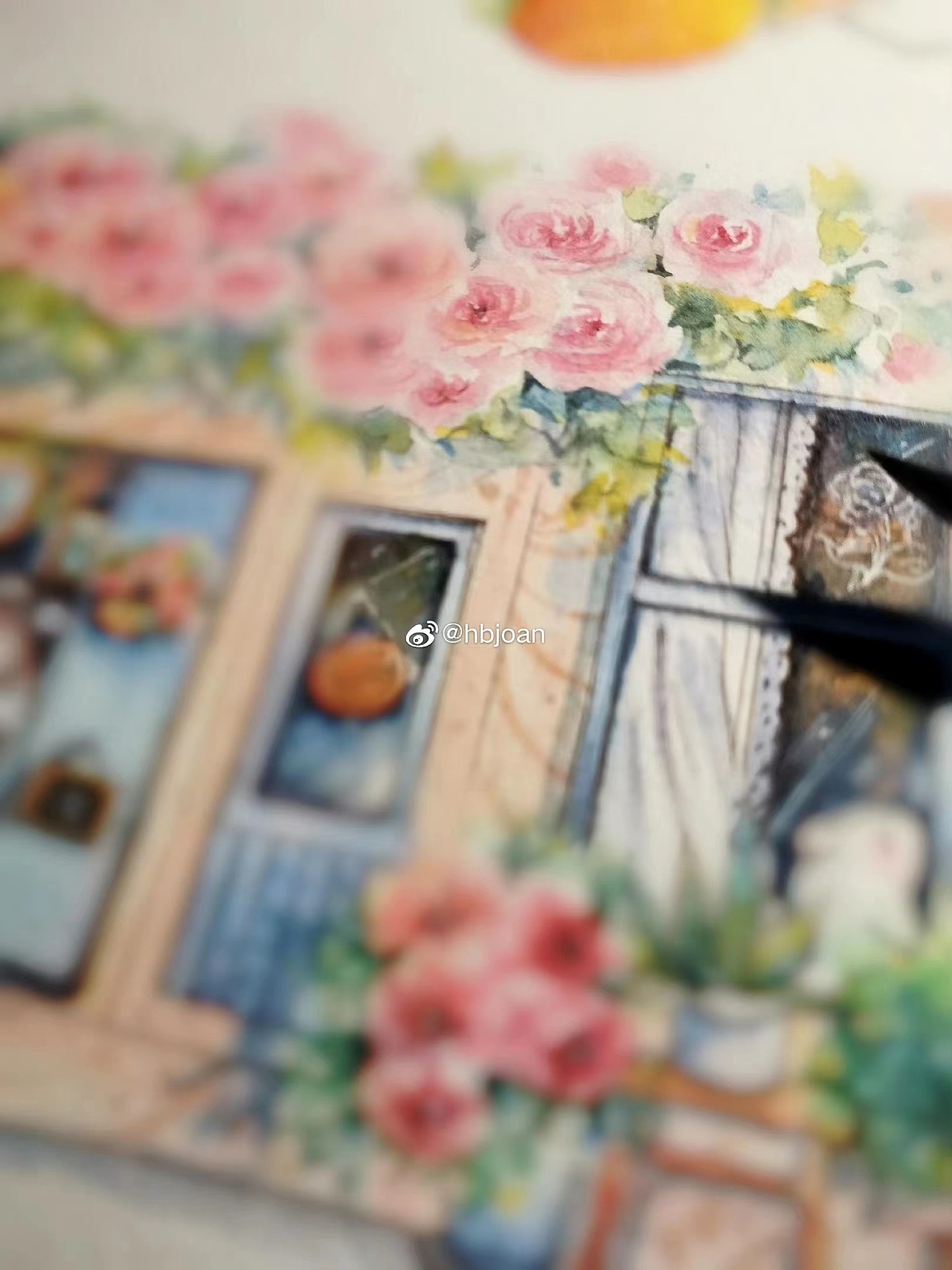 水彩插画小店铺系列二《清风街》（图ZMzYwNzM1MTA0） - 商业插画 - 站酷设计师hbjoan原创素材 - 站酷ZCOOL