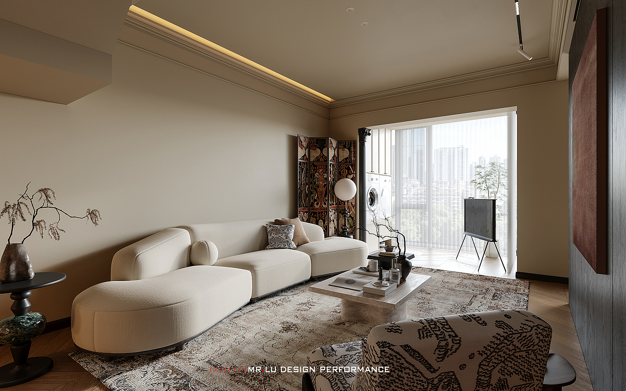 现代复古风格效果图表现（图ZMzYwMzgzNTg4） - 家装设计 - 站酷设计师呜叽唛叽原创素材 - 站酷ZCOOL