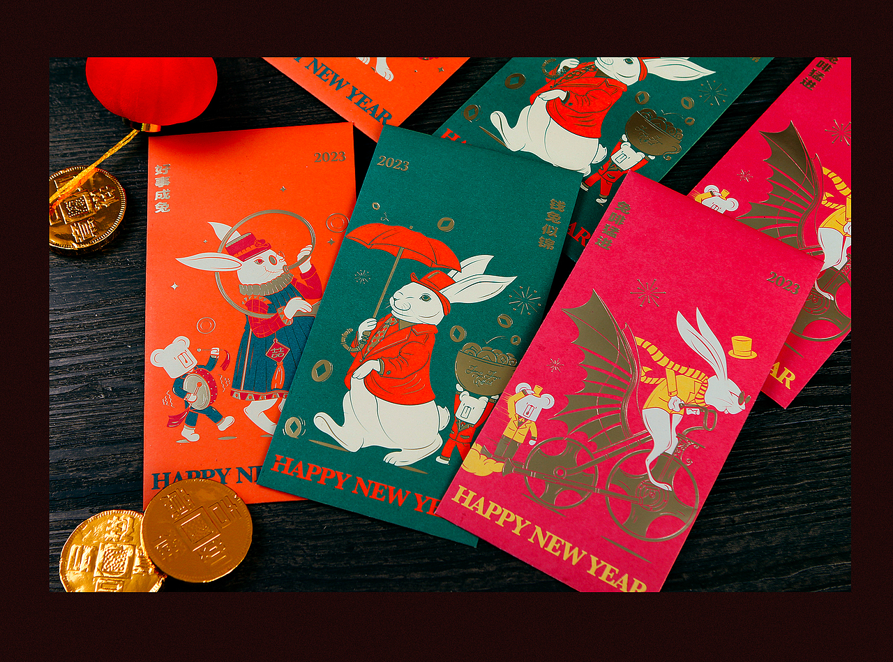 2023新年礼盒/红包设计（图ZMzI3NDM2MDI4） - 包装 - 站酷设计师nicessss原创素材 - 站酷ZCOOL