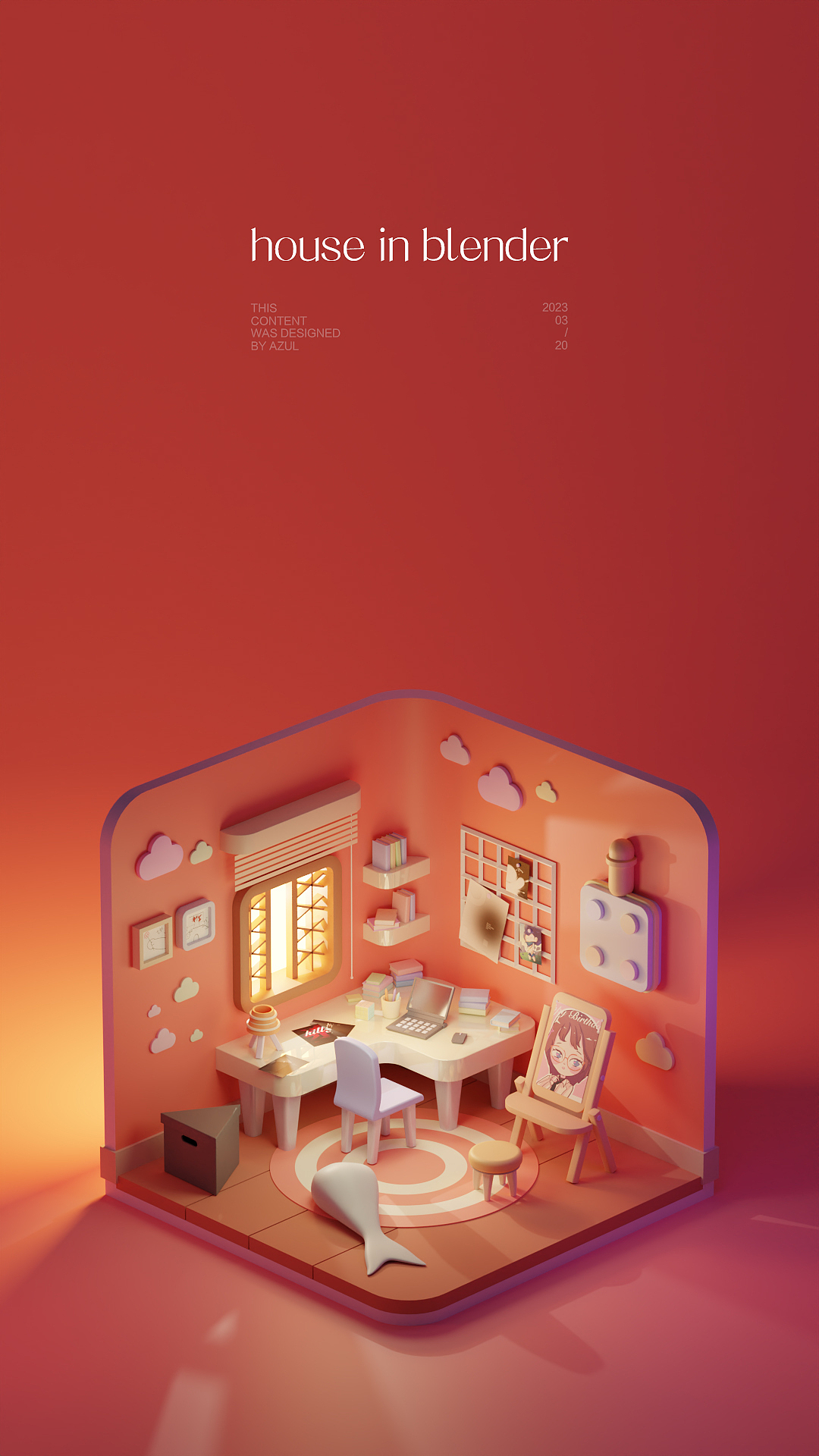 blender第一次的小练习（图ZMzM0NzU0OTk2） - 建筑/空间 - 站酷设计师蓝医生是设计师原创素材 - 站酷ZCOOL