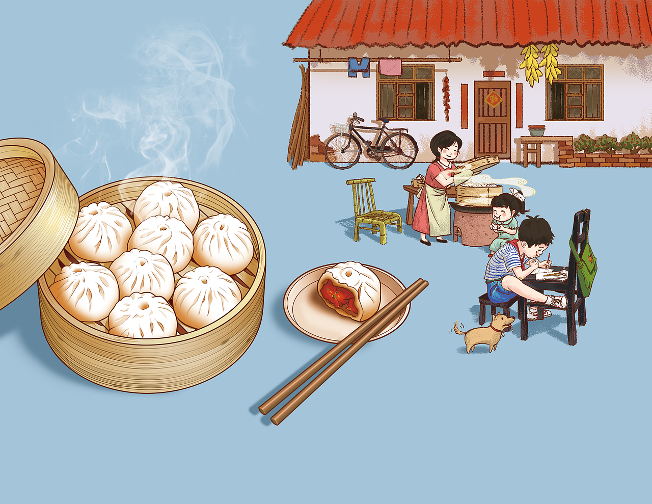 茗雪记老面小笼包