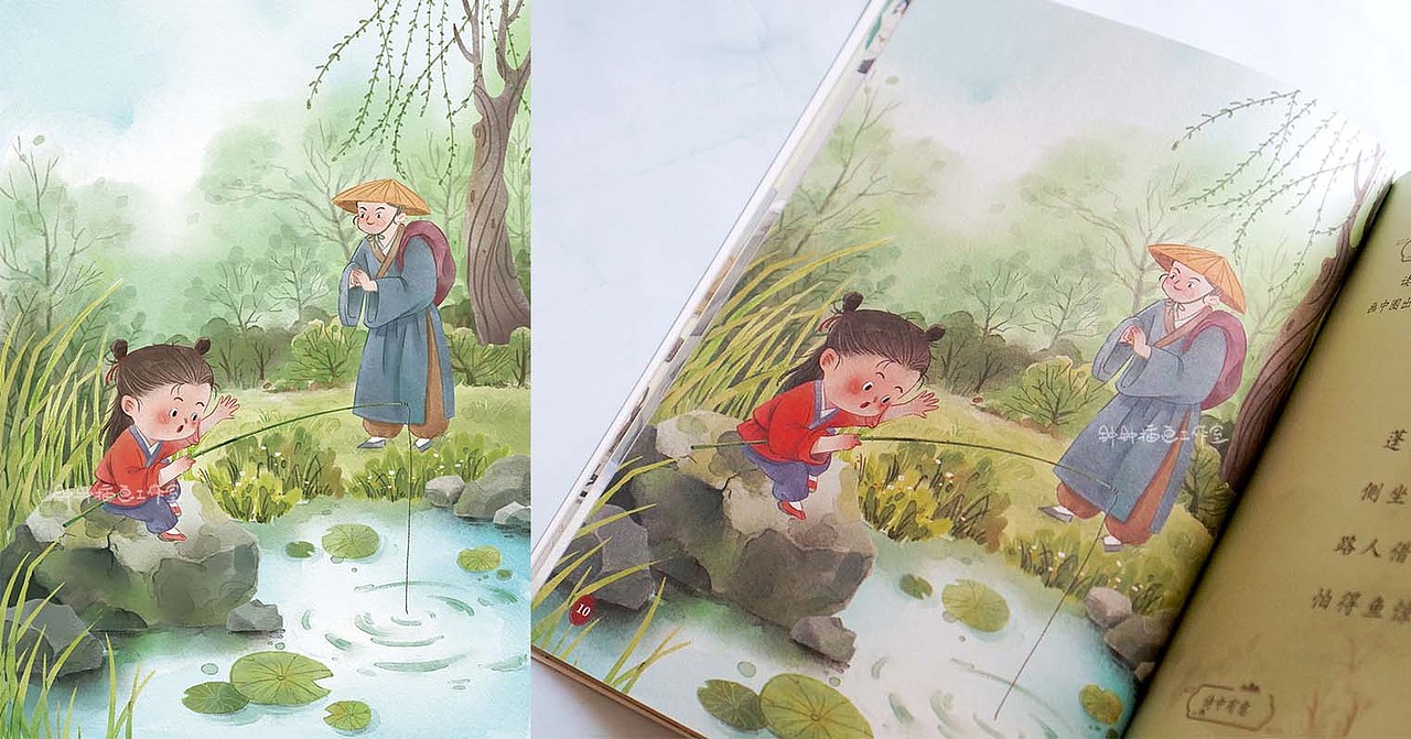 童书插图|跟古诗玩捉迷藏 初识音韵&书声琅琅篇