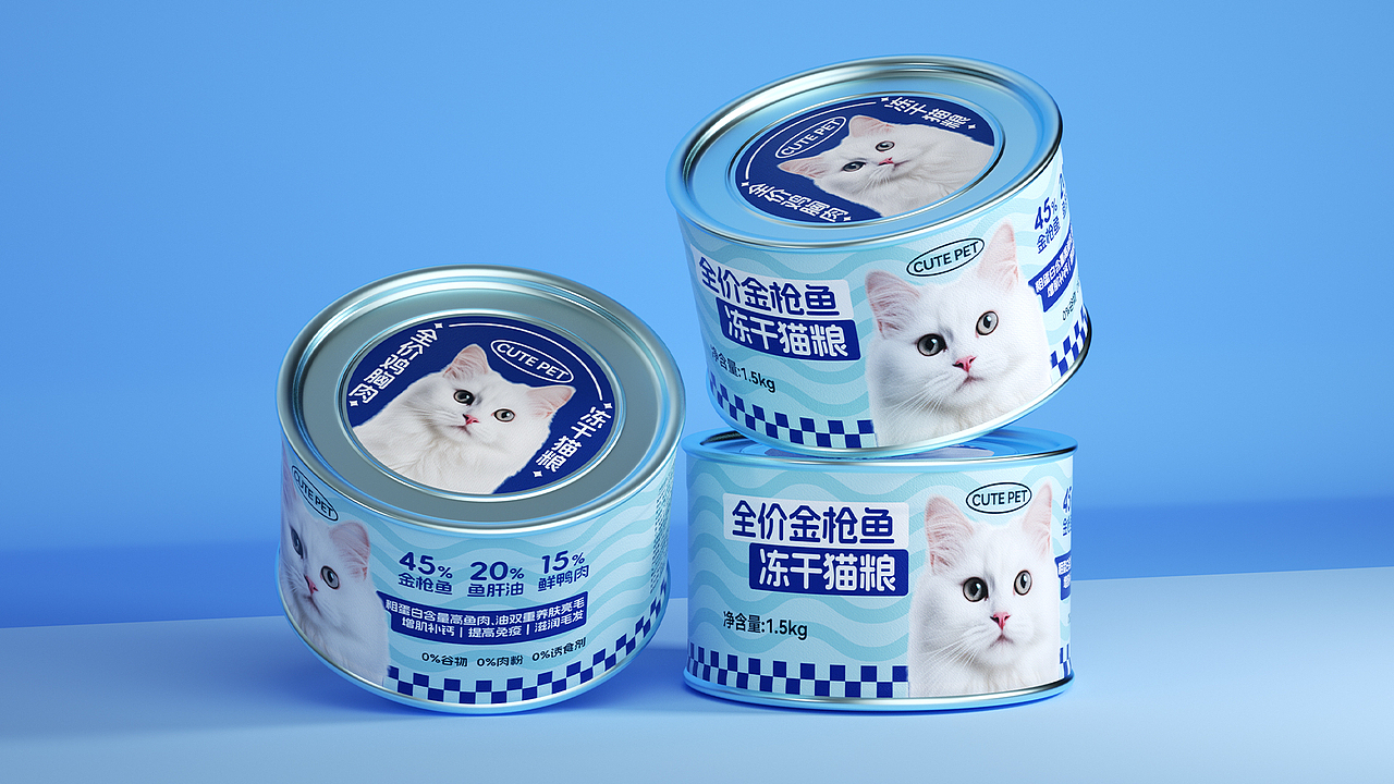 猫粮包装设计/包装设计