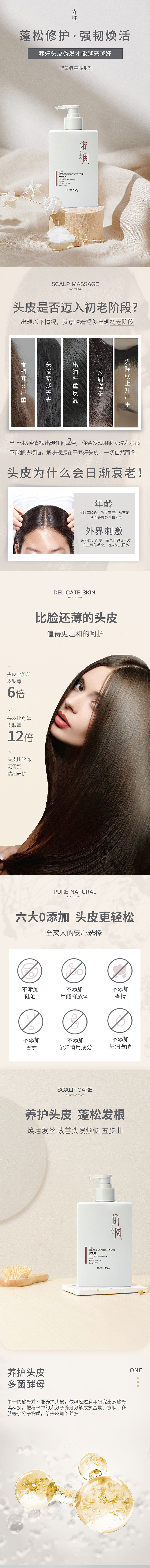 发源修护洗发水详情页2.0