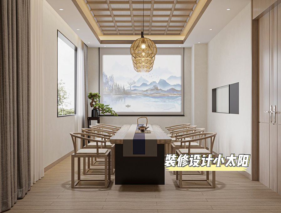 成都新中式茶楼设计（图ZMzQxNTk4MDAw） - 商业空间设计 - 站酷设计师装修设计小太阳原创素材 - 站酷ZCOOL