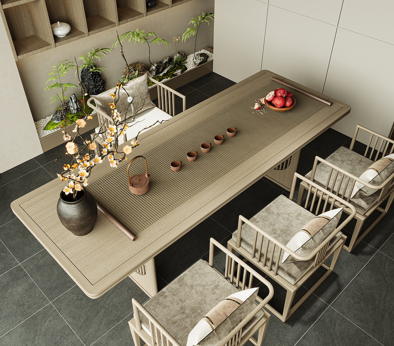 茶室设计丨一间茶室,一隅宁静,一方茶桌,一盏清茗。