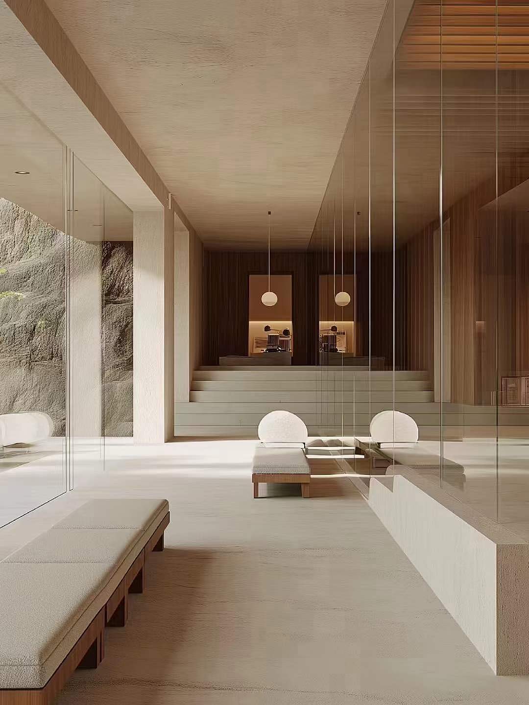 美拉德一下胡桃木色系感觉的🤎光影出来实在惊艳​（图ZMzYxMDEzMjA0） - 家装设计 - 站酷设计师楠楠设计铺原创素材 - 站酷ZCOOL