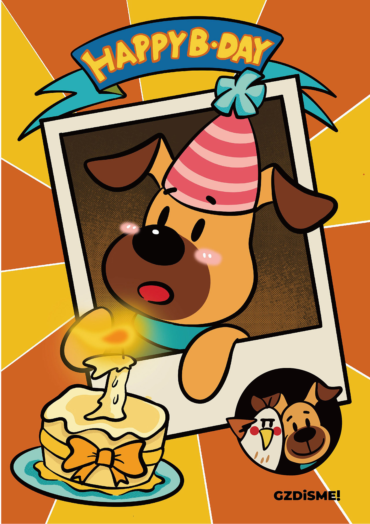 锅仔丁插画(日常+咖啡+生日系列)