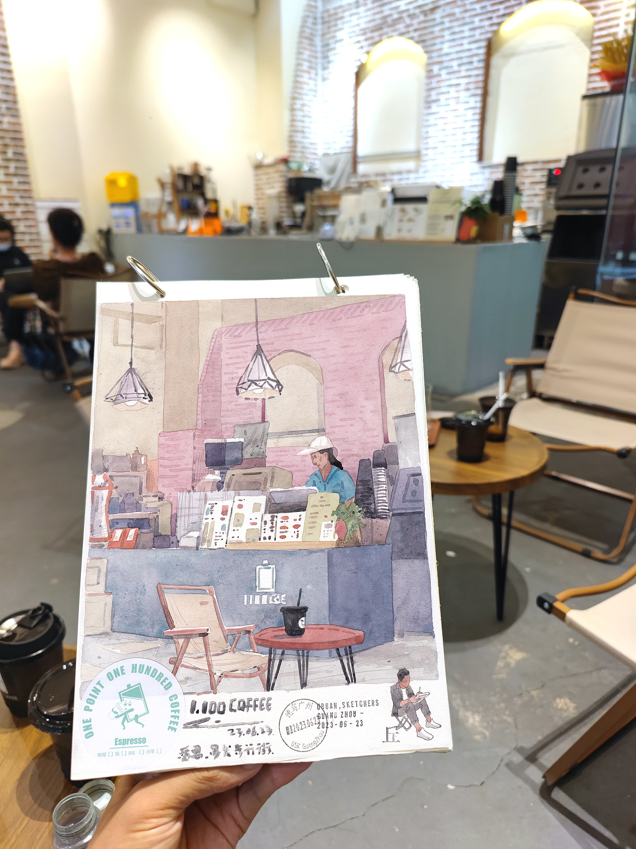 『画本系列』-我的第42本画本-城市速写系列作品