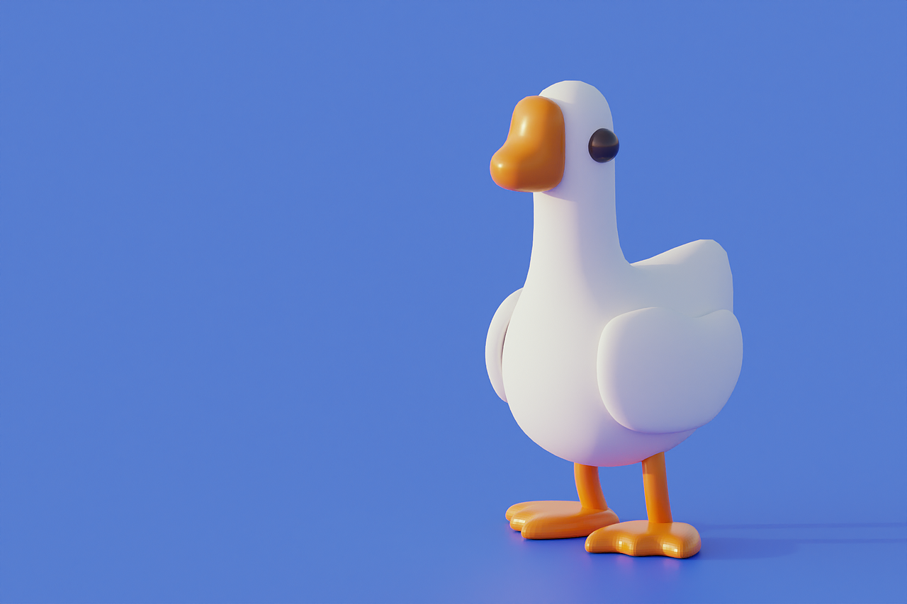 Blender春日创作打卡挑战-06呆呆鸭（图ZMzM1Njk5Mjk2） - 场景 - 站酷设计师always幼林原创素材 - 站酷ZCOOL