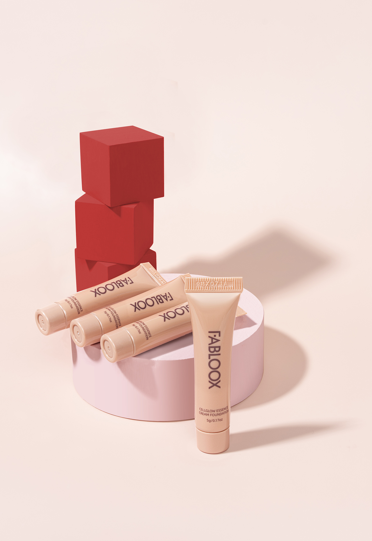 馥碧诗 粉底液 清透奶油质感 美妆底妆 产品摄影