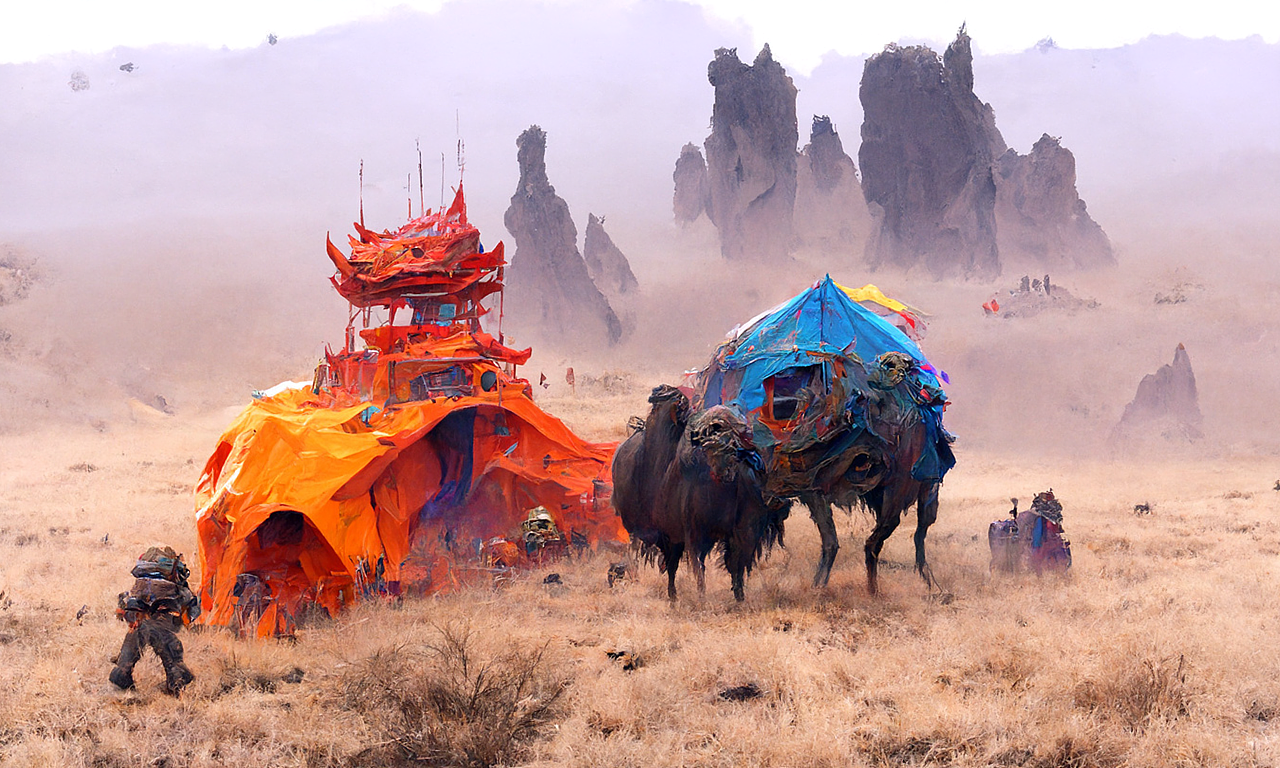 语境·敦煌·3号 / AI影视概念场景
