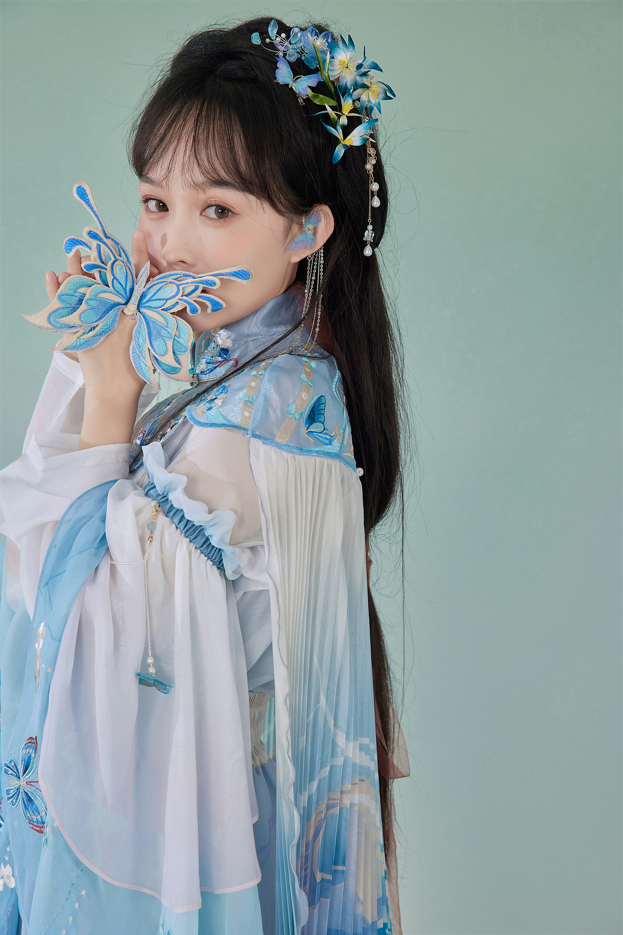 汉服设计|极乐长生 蝴蝶拟人汉元素