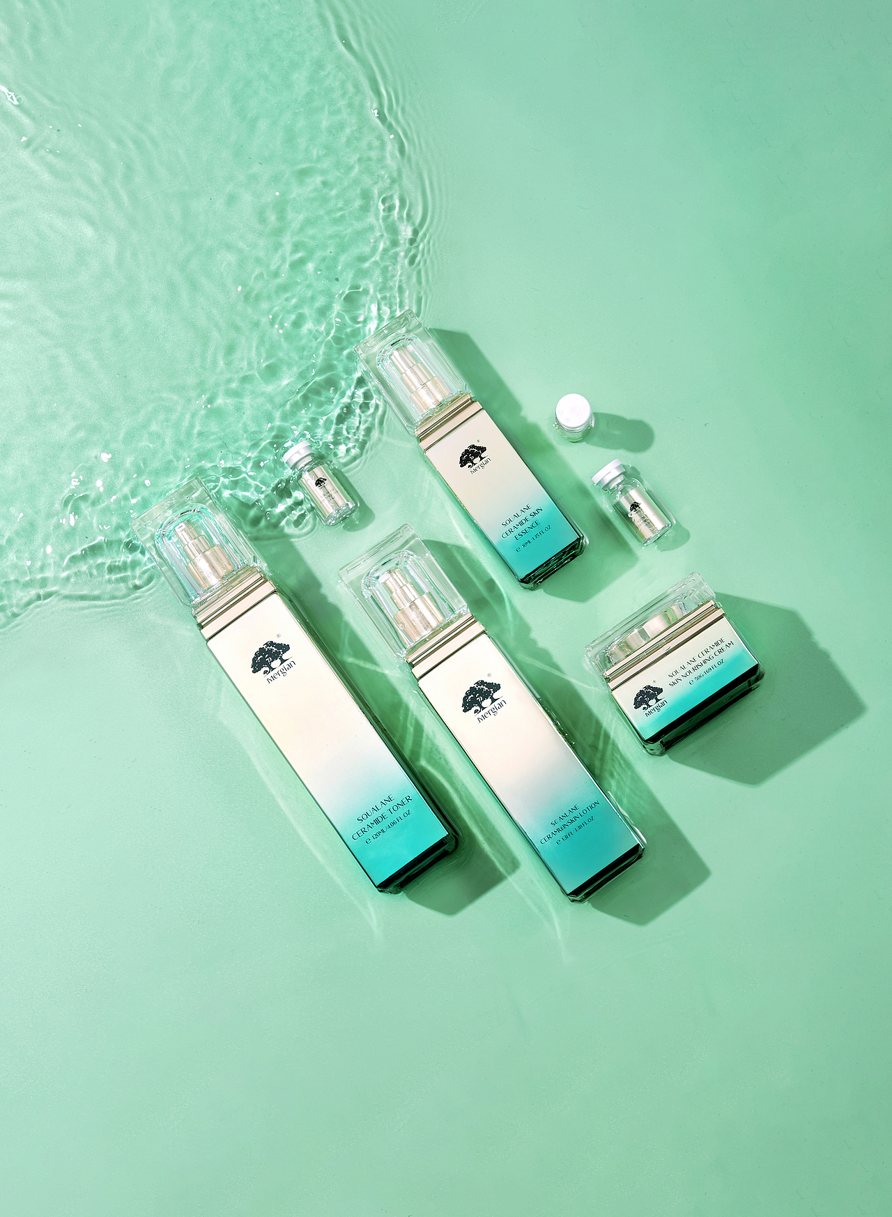 护肤品套装摄影 电商摄影  静物摄影