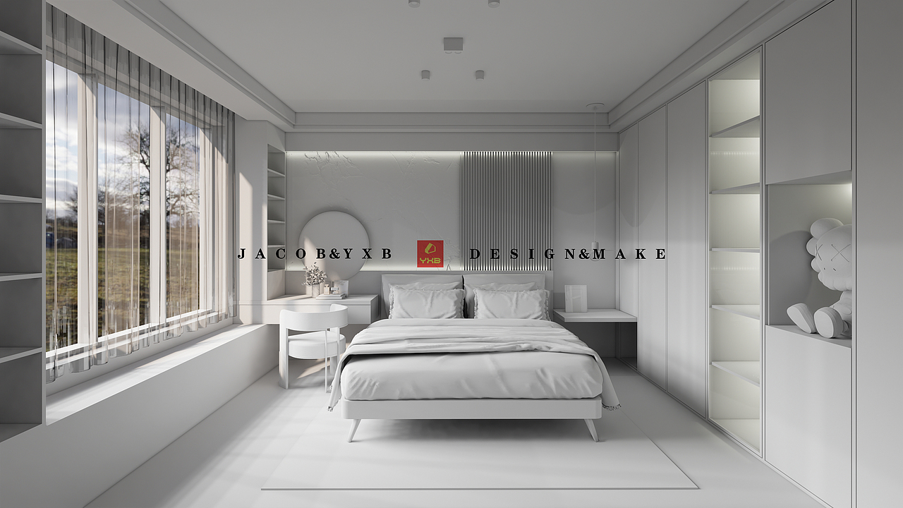 简约小房间（图ZMzA5ODI5MDUy） - 家装设计 - 站酷设计师JACOB雪饼原创素材 - 站酷ZCOOL