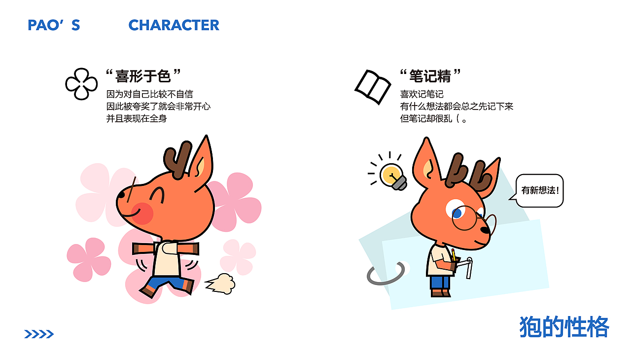 一只狍，一直跑 / 个人IP形象设计