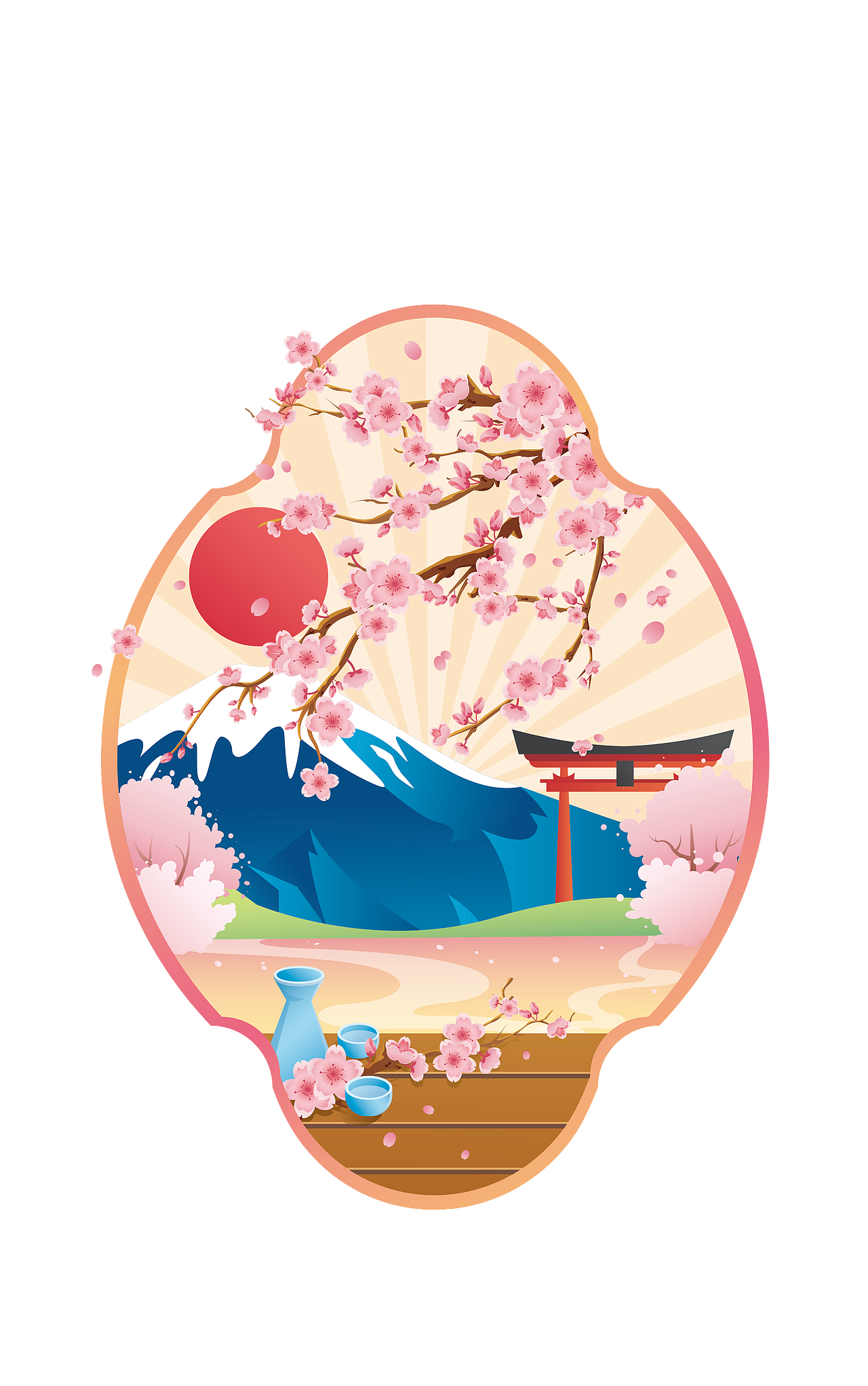 樱花酒类包装（图ZMzAxMjAwNDIw） - 包装 - 站酷设计师啵仔君原创素材 - 站酷ZCOOL