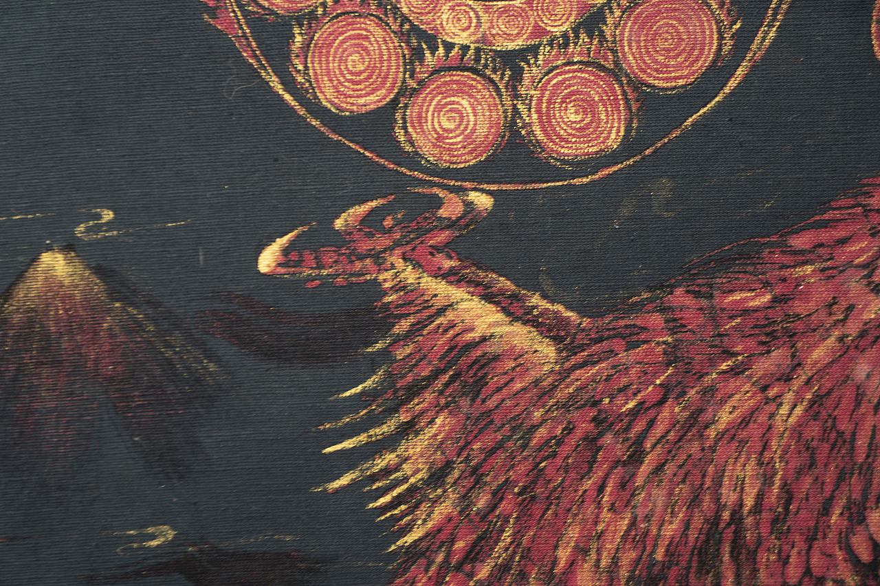 蜡染系列作品《凤凰涅槃》（图ZMzM3NzYwMDA0） - 其他手工艺 - 站酷设计师子木染物原创素材 - 站酷ZCOOL