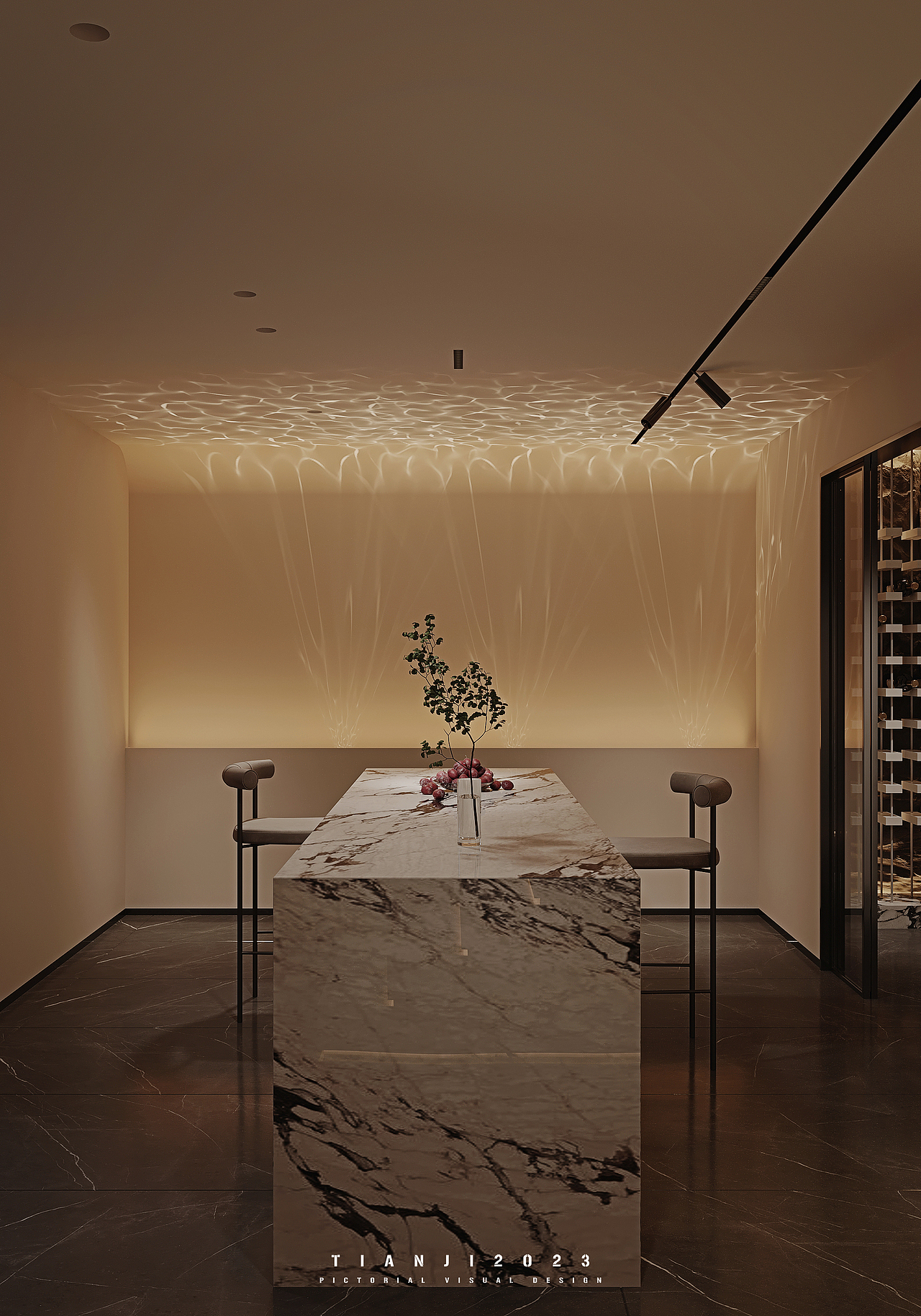 一套现代露台+酒窖