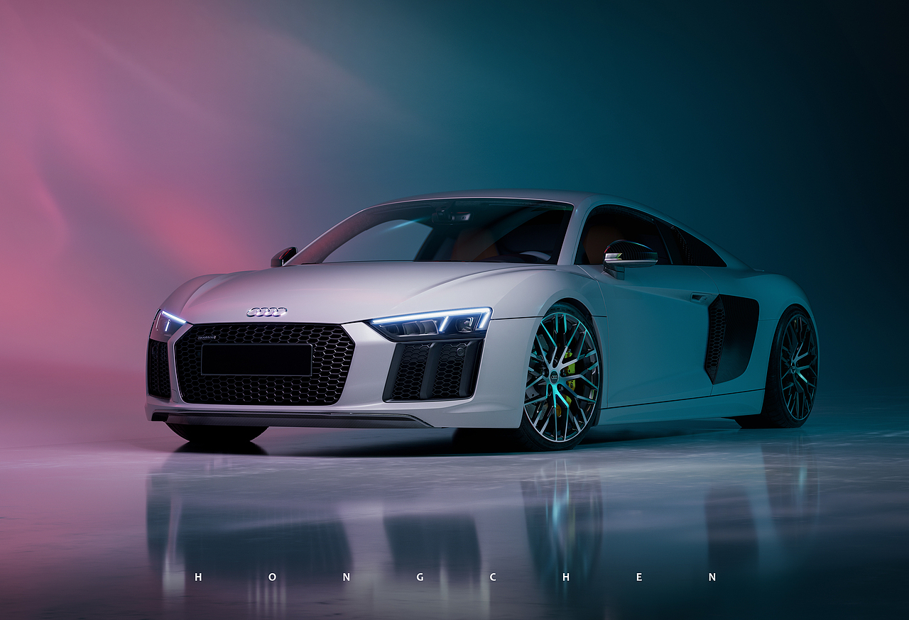 Audi R8-----Corona（图ZMzA0ODk3ODky） - 机械/交通 - 站酷设计师鸿宸原创素材 - 站酷ZCOOL