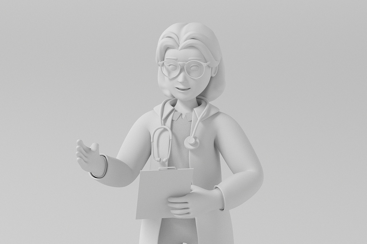 app女医生设计建模渲染（图ZMzExMzQzMTcy） - 人物/生物 - 站酷设计师无敌驱蚊水原创素材 - 站酷ZCOOL