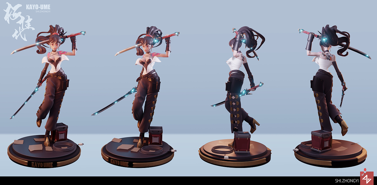 ZBrush模型雕刻-角色-梅佳代（图ZMzMxNjk1NDUy） - 人物/生物 - 站酷设计师S_ZY原创素材 - 站酷ZCOOL