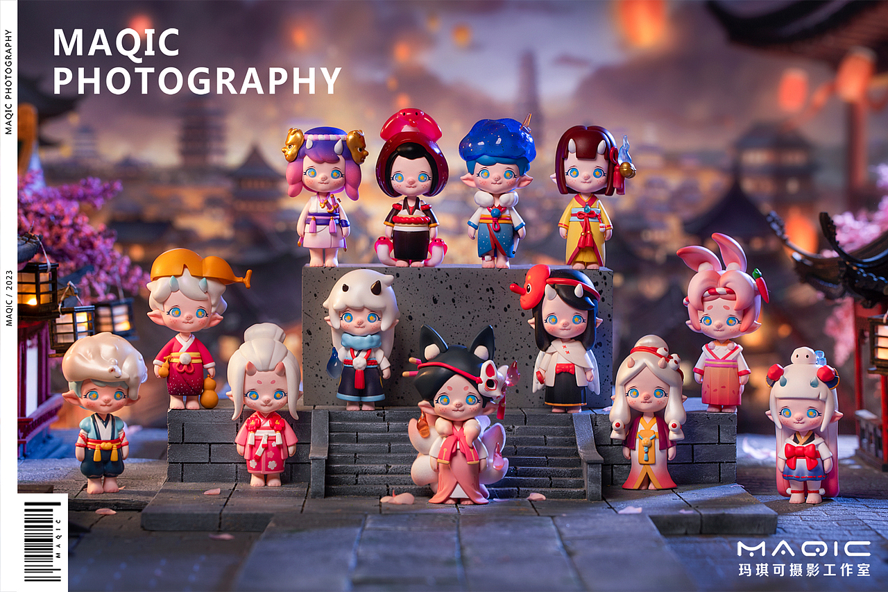 泡泡玛特《ZOE妖怪物语》系列盲盒——潮玩盲盒拍摄