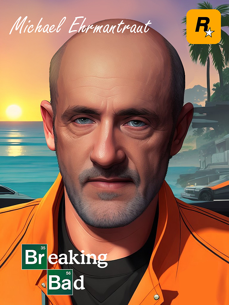 GTA版《絕命毒師》人物群像（圖ZMzU0MDQ4NTg0） - 藝術(shù)插畫 - 站酷設(shè)計師零度暗物質(zhì)原創(chuàng)素材 - 站酷ZCOOL