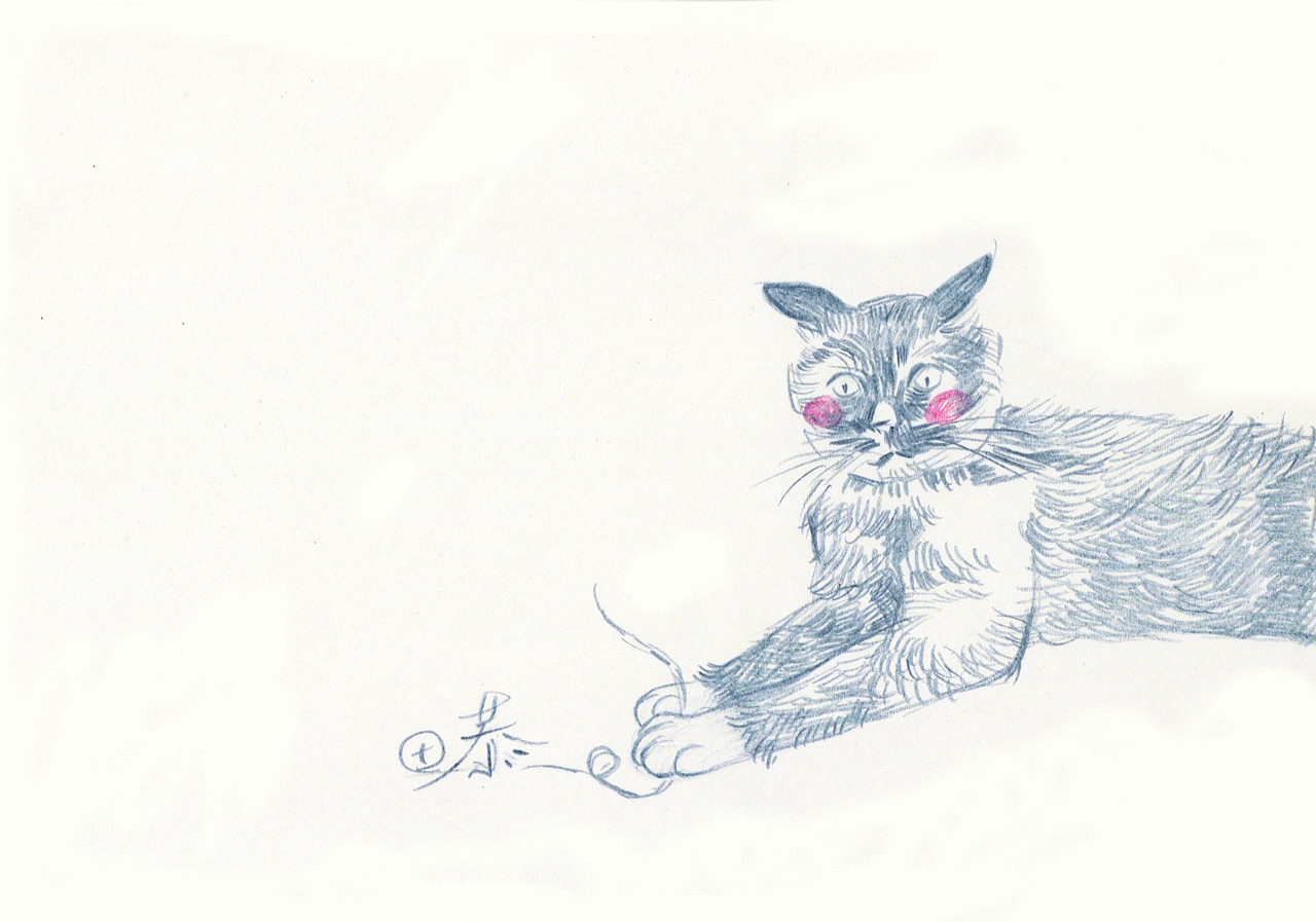 绘本《致我们亲爱的故乡》二印的签绘明信片