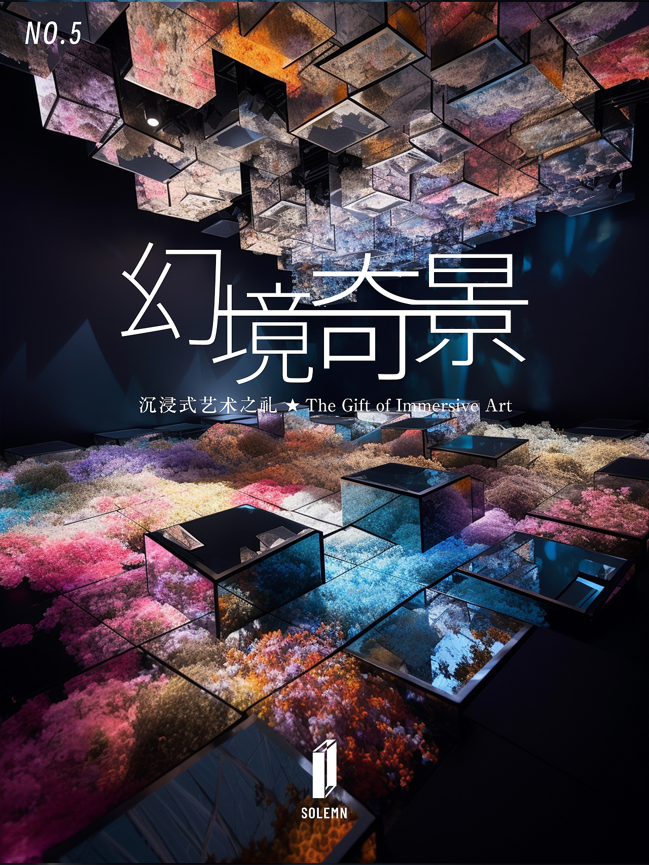 幻境奇景-致敬teamlab的美学实验