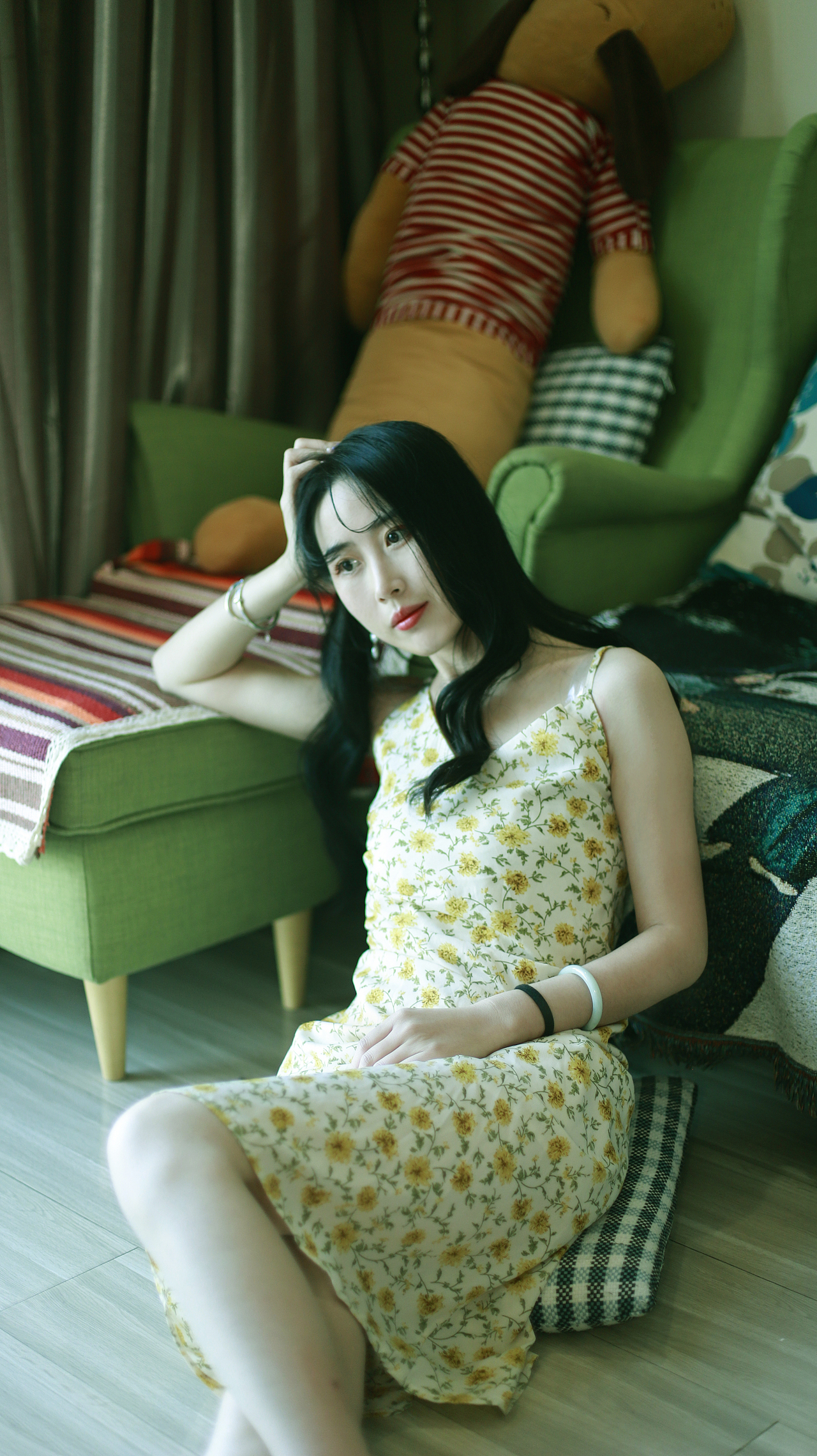 那个穿着碎花裙的女人（图ZMzE1MjMyODI0） - 人像摄影 - 站酷设计师心魔月儿原创素材 - 站酷ZCOOL