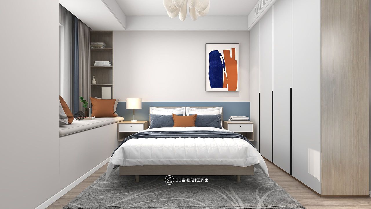 90空间设计∣130㎡北欧风格，治愈系家居，满目皆温柔（图ZMzI1MDMzNjc2） - 家装设计 - 站酷设计师设计师赵响原创素材 - 站酷ZCOOL