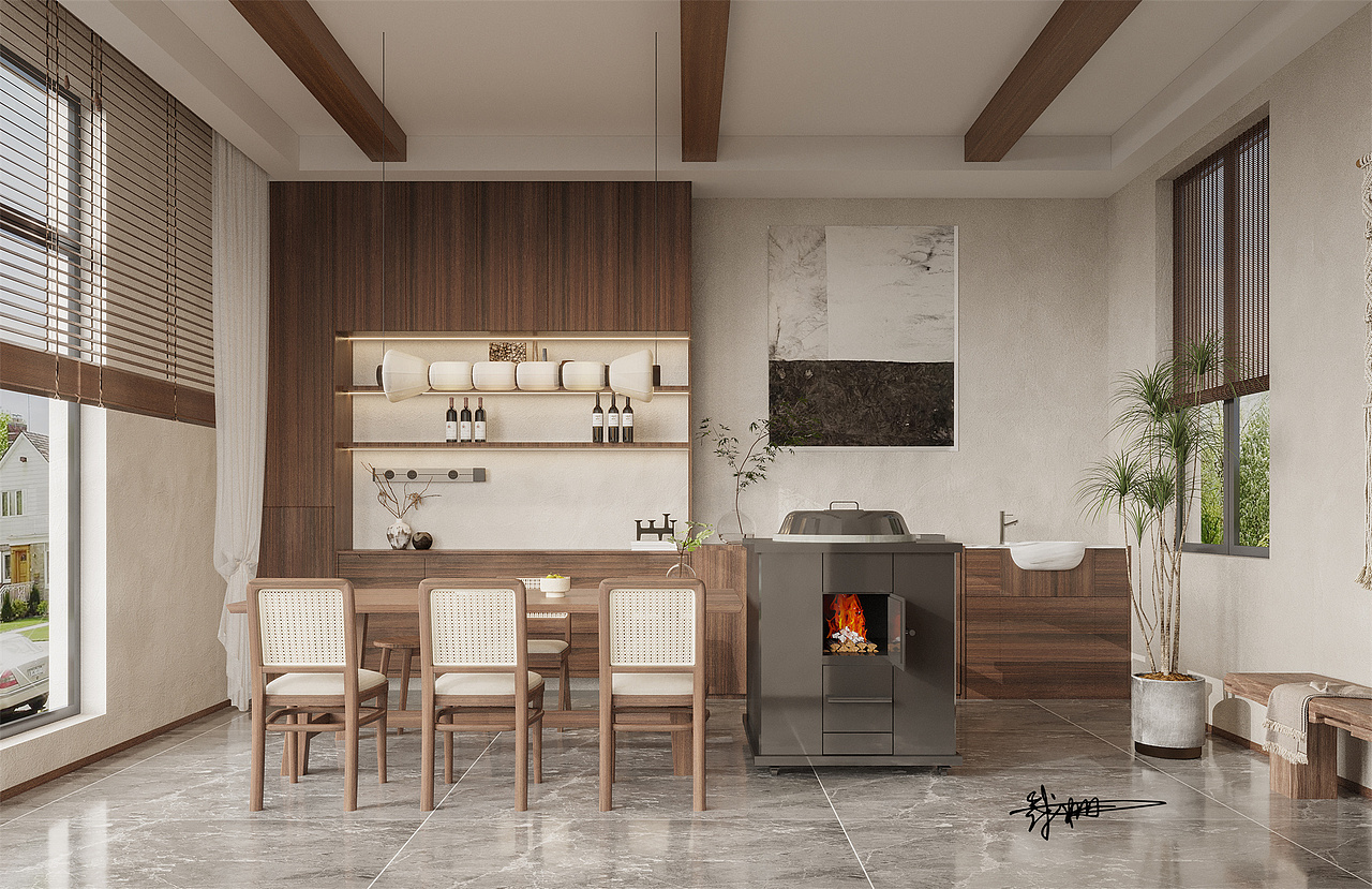 民宿||忘却城市喧嚣，感受原木禅意设计