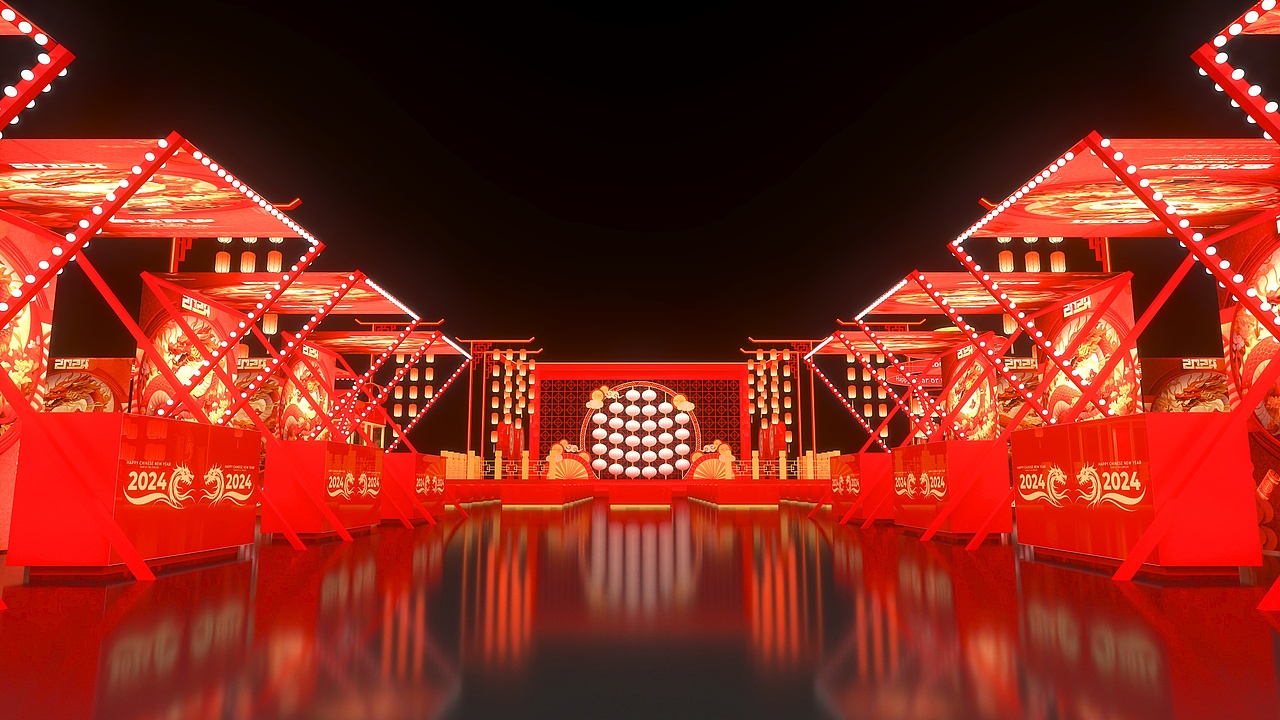 2024新春市集美陈商业地产中庭DP点位（图ZMzYwMzkxNjI4） - 展陈设计 - 站酷设计师小设计Joy原创素材 - 站酷ZCOOL