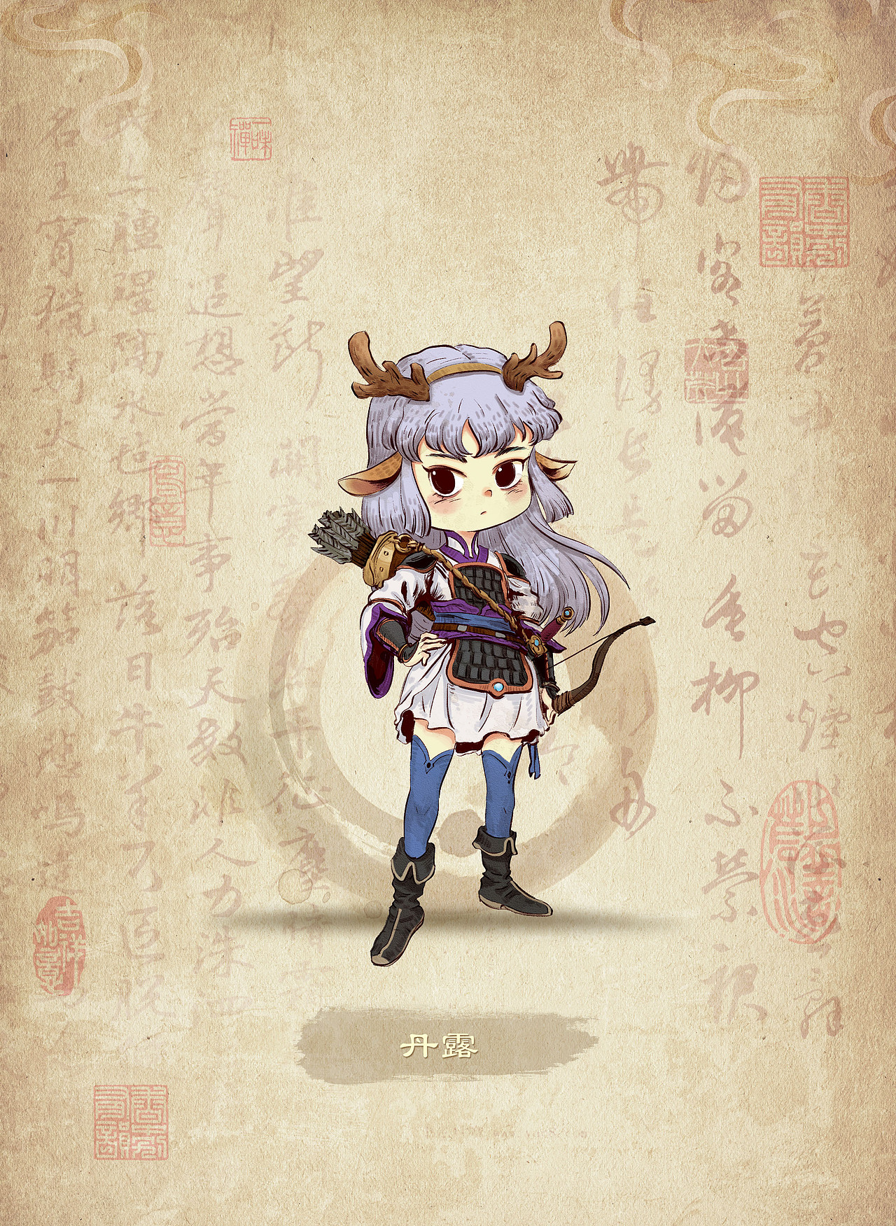 《散仙镇》国风绘本风格IP角色第三波（图ZMzQyMzAxOTEy） - 绘本 - 站酷设计师羽颗原创素材 - 站酷ZCOOL