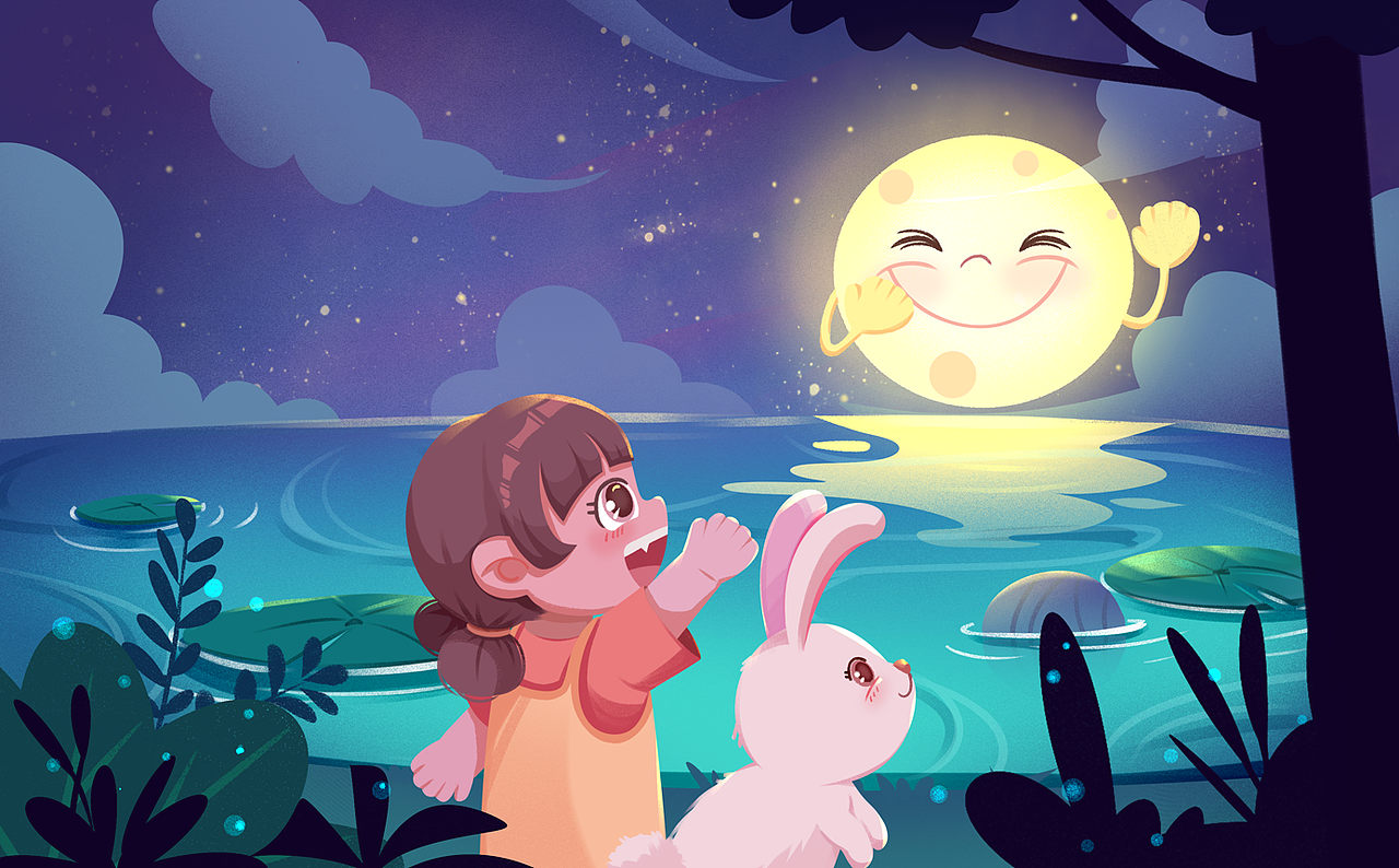 【原创绘本】中秋节（图ZMzUyODk5ODA0） - 绘本 - 站酷设计师佐佐太慢原创素材 - 站酷ZCOOL