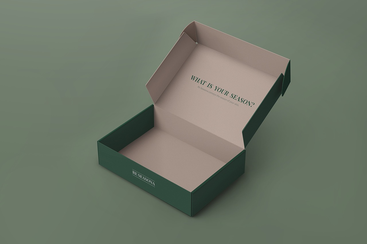 矩形正方形纸盒样机