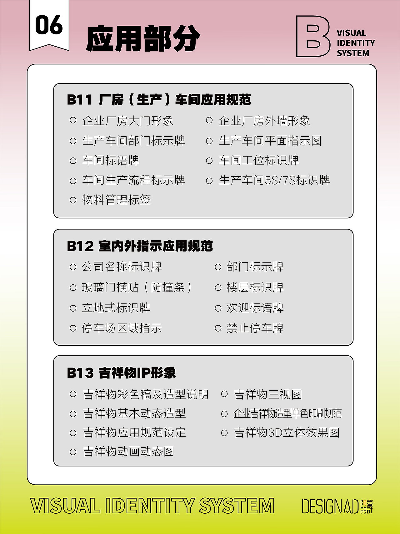 【干货分享】品牌VI设计清单